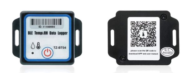 TZ-BT04 Bluetooth temperature & humidity datalogger software QR code