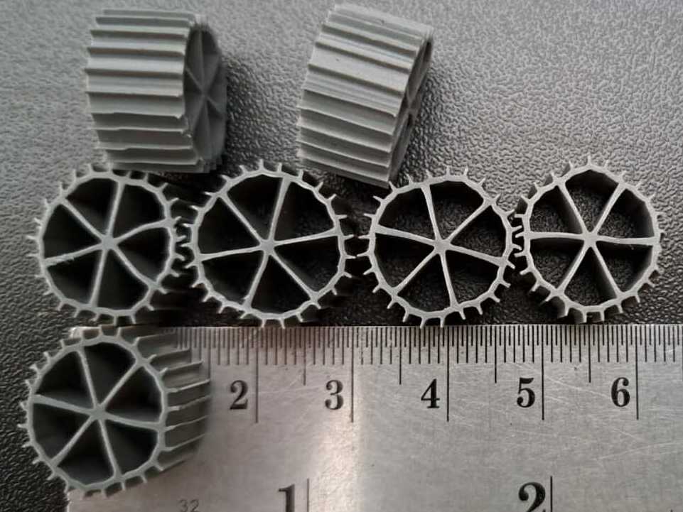 Biofilter media - 9 x14mm recycled plastic