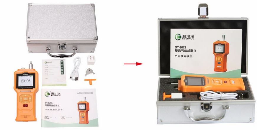 Environmental gas logger package