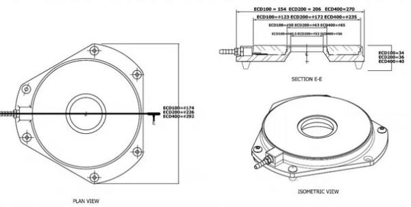 ECD diffuser dimensions