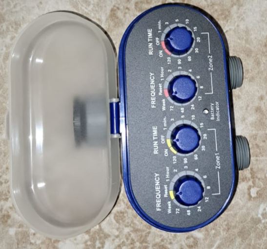 tap inline 8 bar water timer for garden irrigation