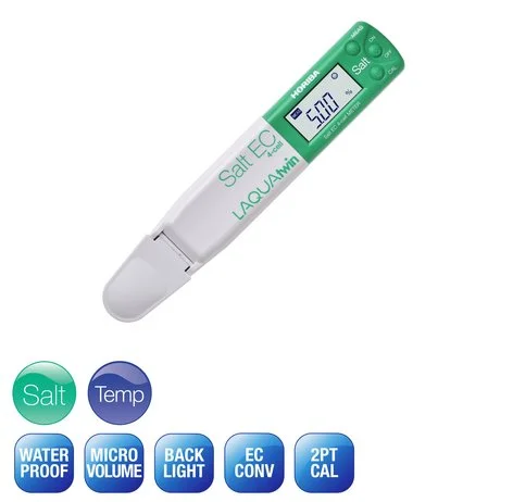 HORIBA LAQUAtwin 4ECSalt-11 pocket salt meter, current-generation replacement for SALT-11