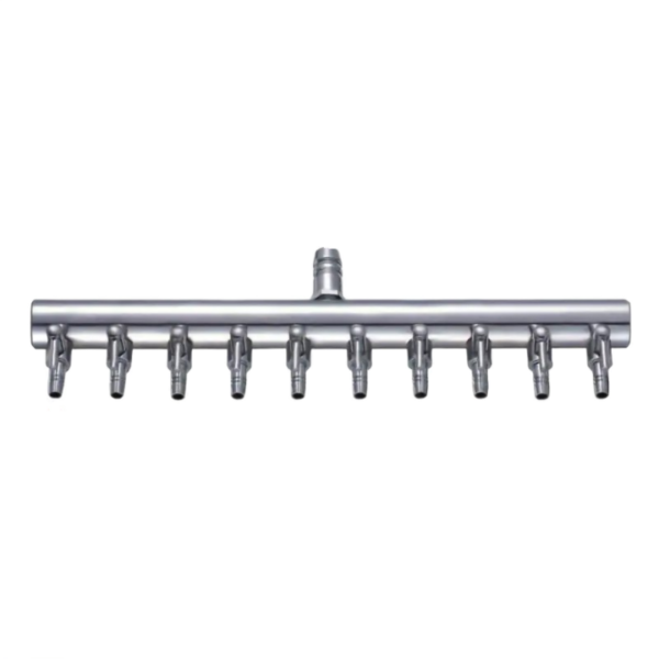10 Way Dual-Outlet Chrome Aquarium & Pond Gas Distributor Valve 10 Way Dual-Outlet Chrome Aquarium & Pond Gas Distributor Valve