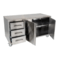 Stainless Steel Drawer Service Counter