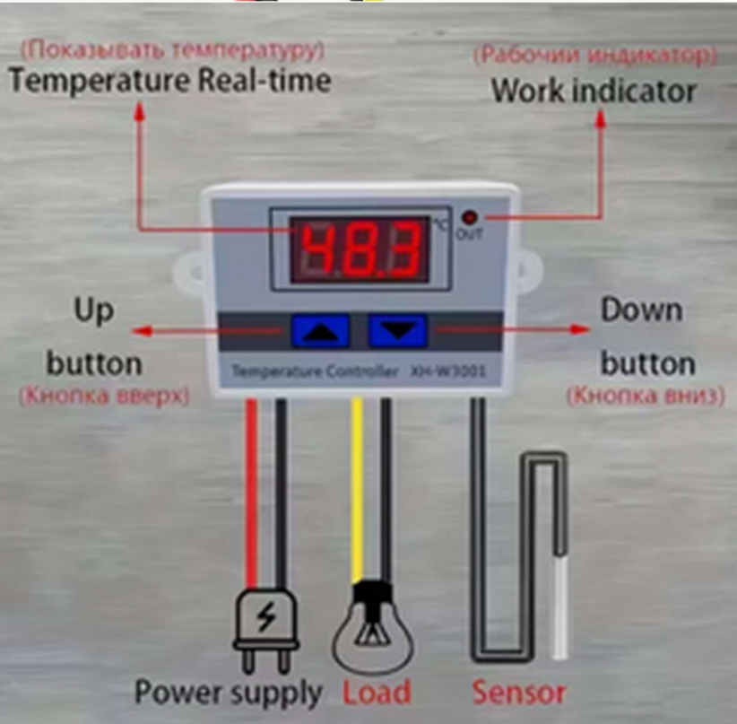 THERMOSTAT CONTROL 1500 WATT info